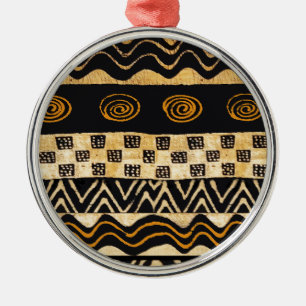 African Tribal Shaman Design Metal Tree Decoration