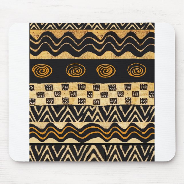 African Tribal Shaman Design Mouse Mat (Front)