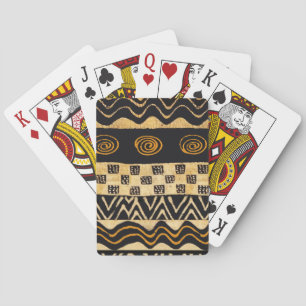 African Tribal Shaman Design Playing Cards