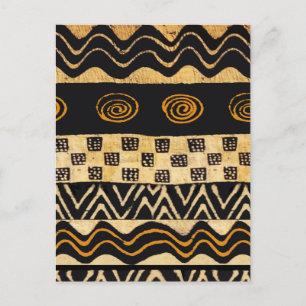 African Tribal Shaman Design Postcard