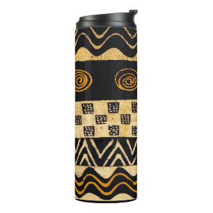 African Tribal Shaman Design Thermal Tumbler