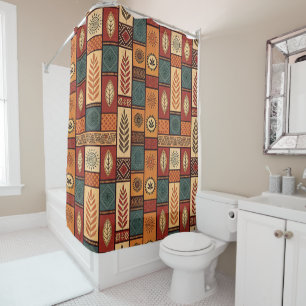 African Tribal Shower Curtain