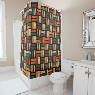 African Tribal Shower Curtain
