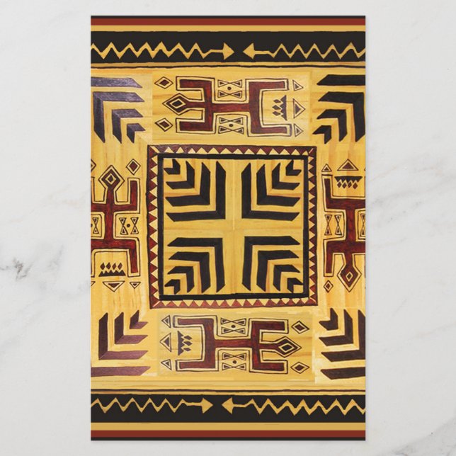 African Tribal Spirits Stationery (Front)