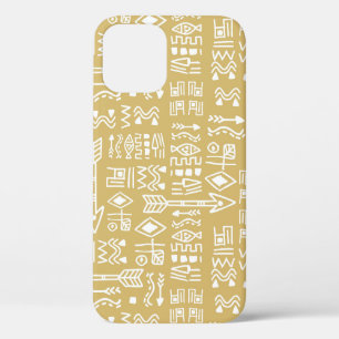 African Tribal Stripes: Bohemian Egyptian Seamless iPhone 12 Case