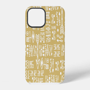 African Tribal Stripes: Bohemian Egyptian Seamless iPhone 12 Case