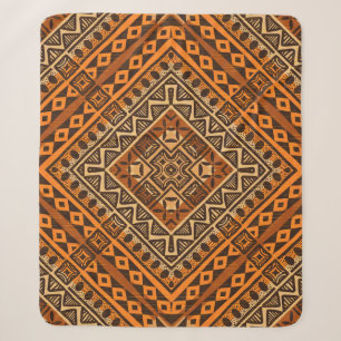 African tribal textile: ethnic style. sherpa blanket