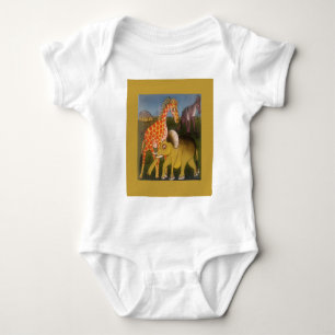 African Trio Art Print Baby Bodysuit