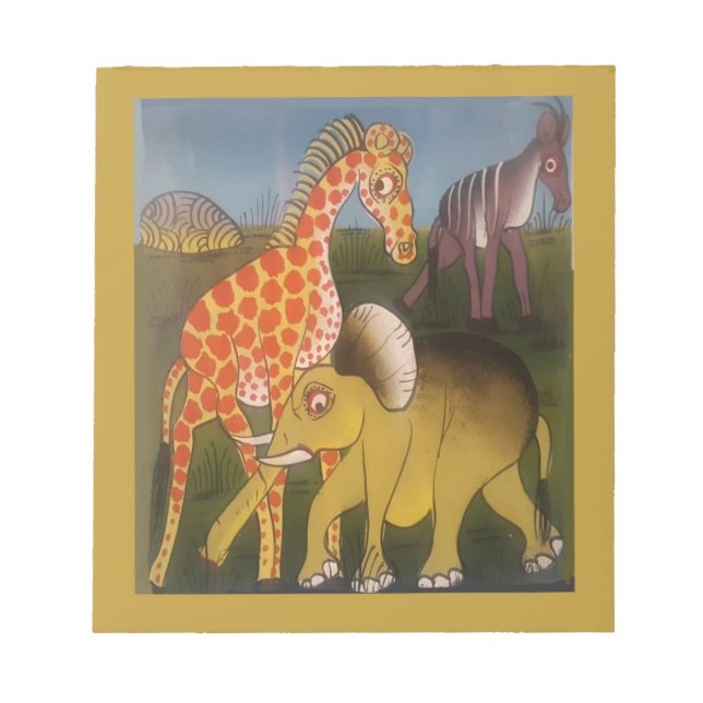 African Trio Art Print Notepad (Front)