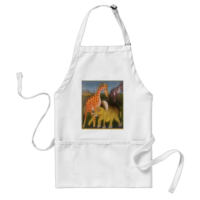 African Trio Art Print Standard Apron (Front)