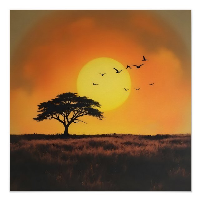 African Twilight Poster (Front)