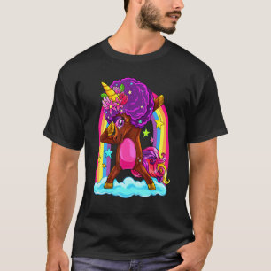 African Unicorn Rainbow Proud Afro Heritage Race G T-Shirt
