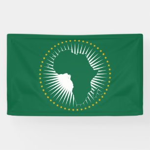 African Union Flag (Africa) (Panafrica) Banner