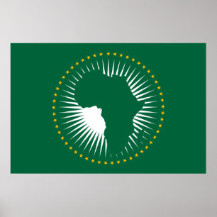 African Union Flag Poster Paper
