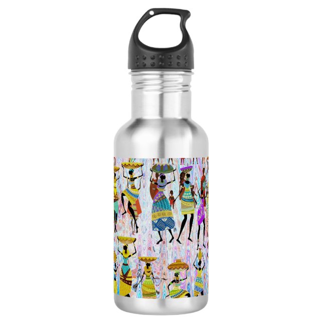 African Village 532 Ml Water Bottle (Front)