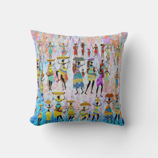 African Village Cushion