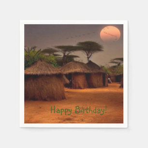 African Village Napkin