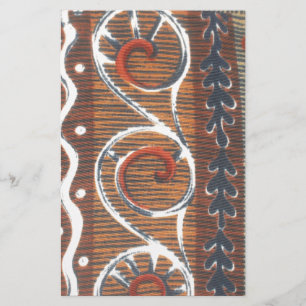 African Vintage Traditional Colours Stationery