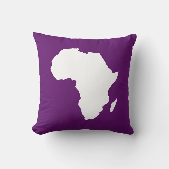 African Violet Audacious Africa Cushion (Front)