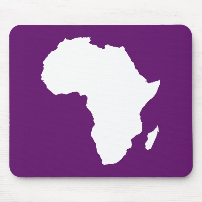 African Violet Audacious Africa Mouse Mat (Front)