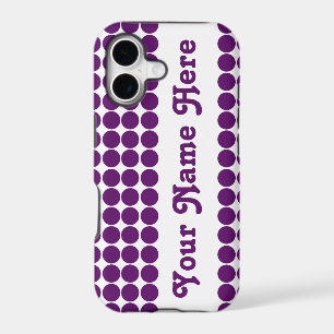 African Violet Safari Dot with name