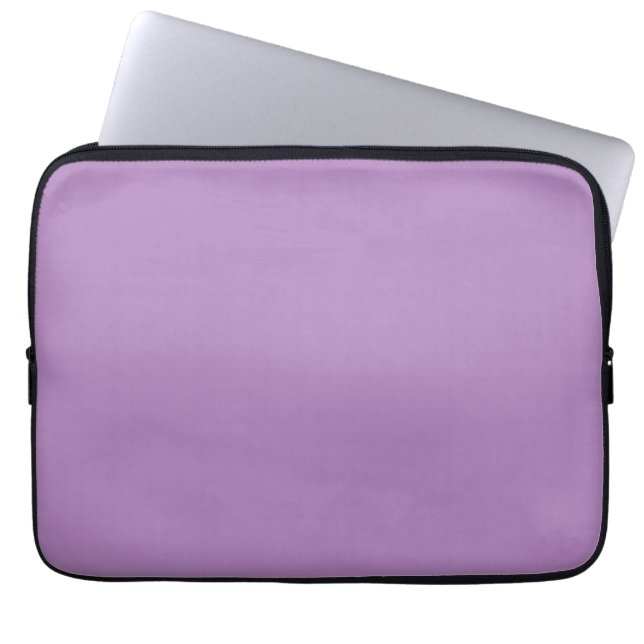 African violet  (solid color)  laptop sleeve (Front)