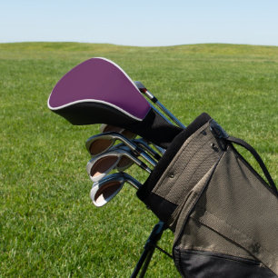 African Violet solid color plain purple Golf Head Cover