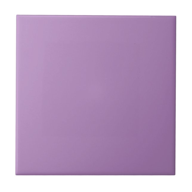 African Violet Solid Color  Tile (Front)