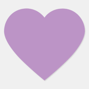 African violet  (solid colour)  heart sticker