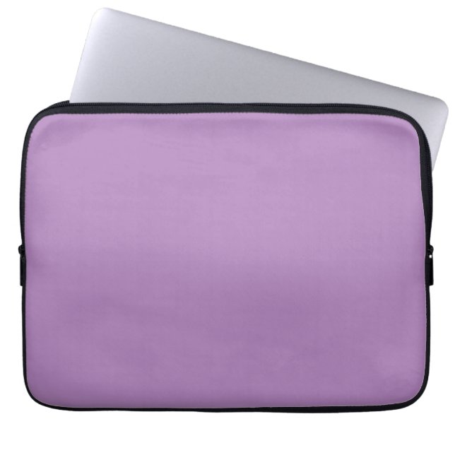 African Violet Solid Colour Laptop Sleeve (Front)
