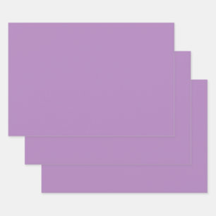 African violet  (solid colour)  wrapping paper sheet