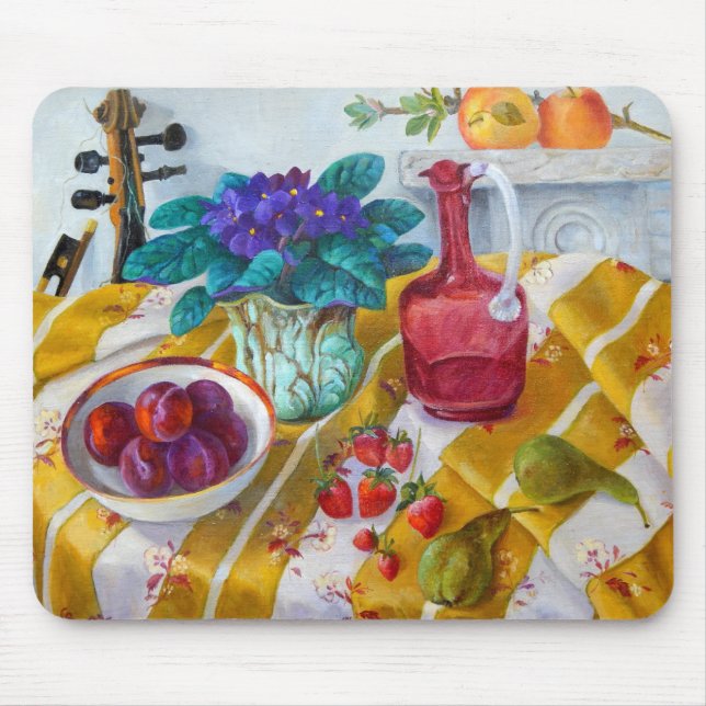 African Violets 2012 Mouse Mat (Front)