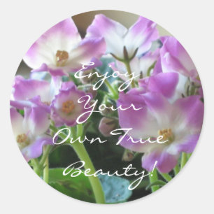 African Violets Sticker