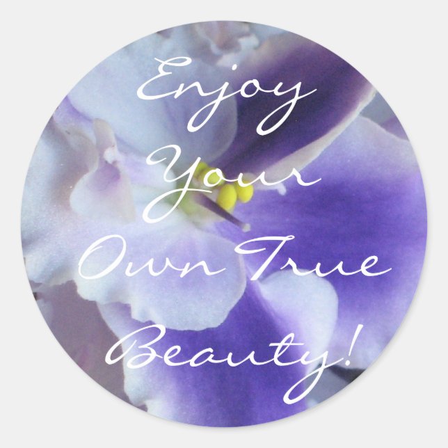 African Violets Sticker (Front)