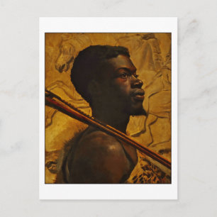African Warrior by Boyd Fine Art Postcard