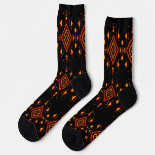 African Wax Print Africa United Afri Power Socks