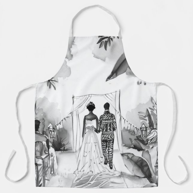 African Wedding Apron (Front)