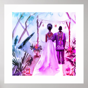 African Wedding Poster
