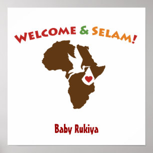 African - Welcome Home Poster