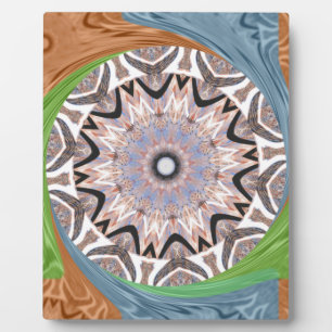African Whirl Art Print Plaque
