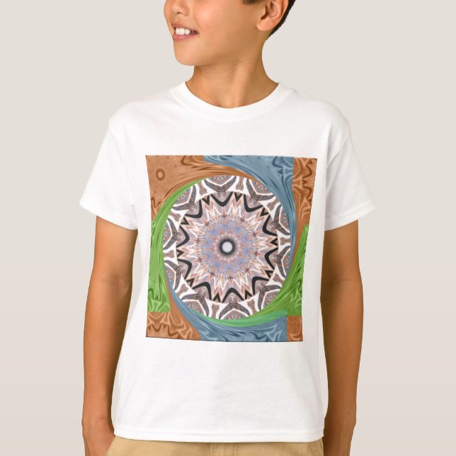 African Whirl Art Print T-Shirt (Front)
