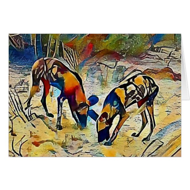 African Wild Dog (Front Horizontal)