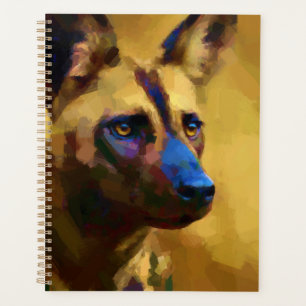 African Wild Dog Art Planner