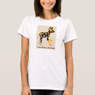 African Wild DOG-Endangered animal graphic - T-Shirt