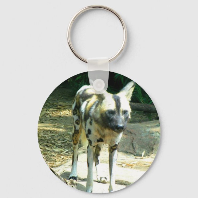 African Wild Dog Key Ring (Front)