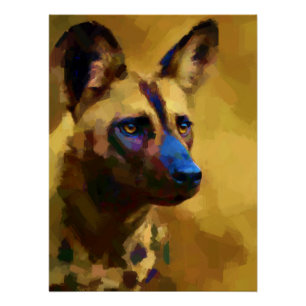 African Wild Dog Poster