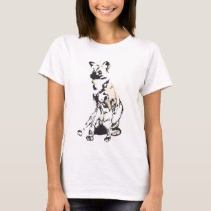 African wild dog tee