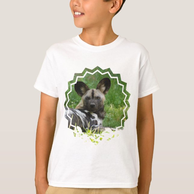 African Wild Dog Youth T-Shirt (Front)
