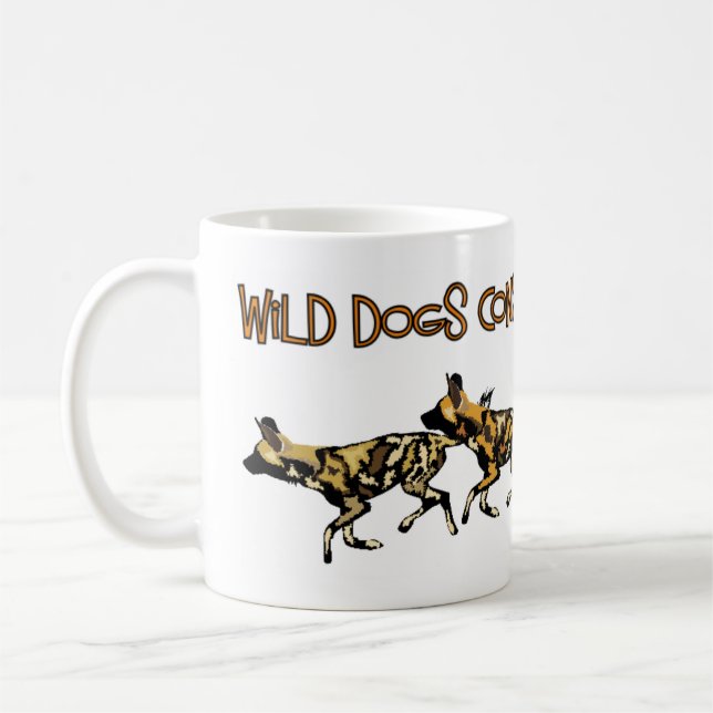 African Wild Dogs Conservation project Mug (Left)