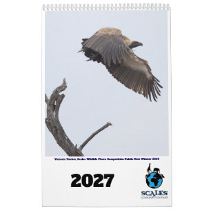 African Wildlife Calendar 2027
